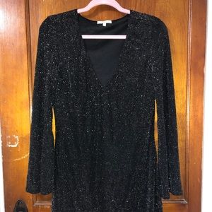 Sparkly black dress